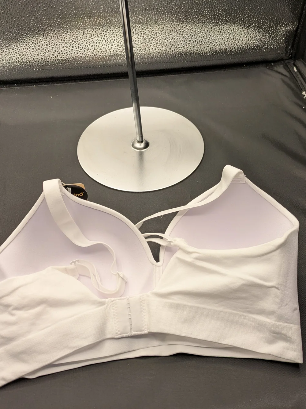 Seamless White Padded Bralette - Women Intimates Sz S